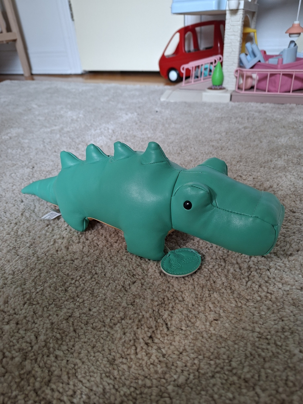 Green Plush Crocodile Stuffed Toy - Kids Plush Comforter